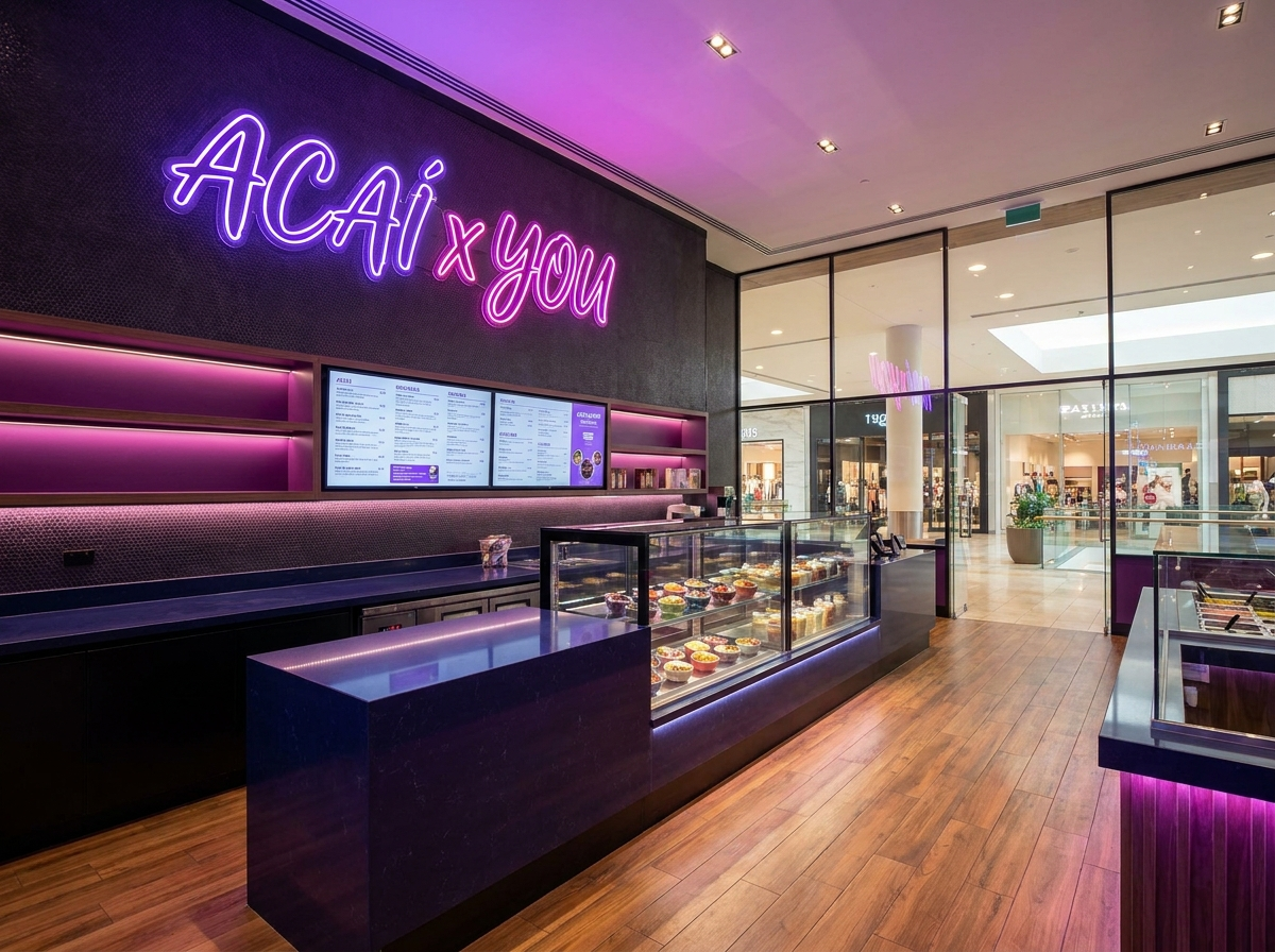 Açaí x You Store im Schloß-Straßen-Center Berlin-Steglitz an der Schloßstraße / Walther-Schreiber-Platz – Untergeschoss vor dm